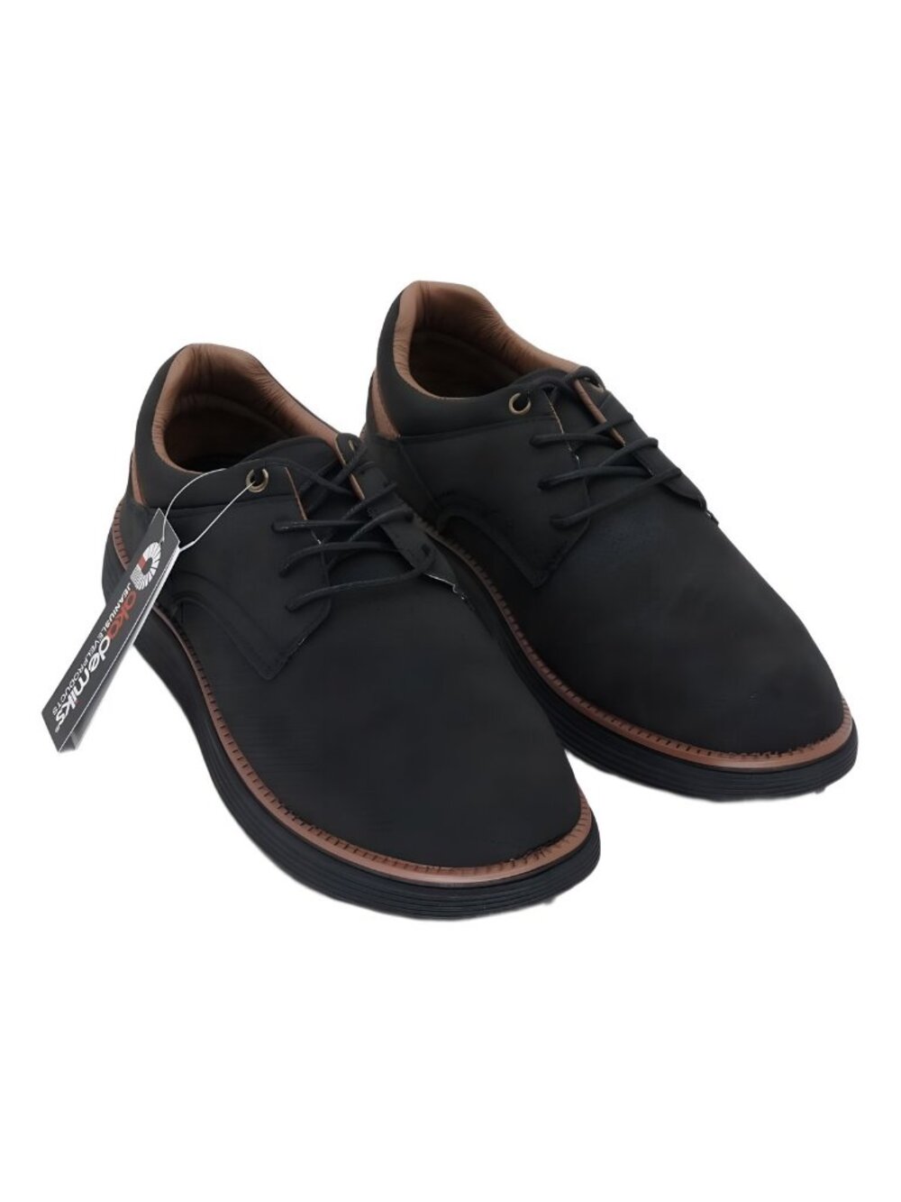 Akademiks Men's Dayton Oxford Dress Casual Sneakers Black Size 9M
